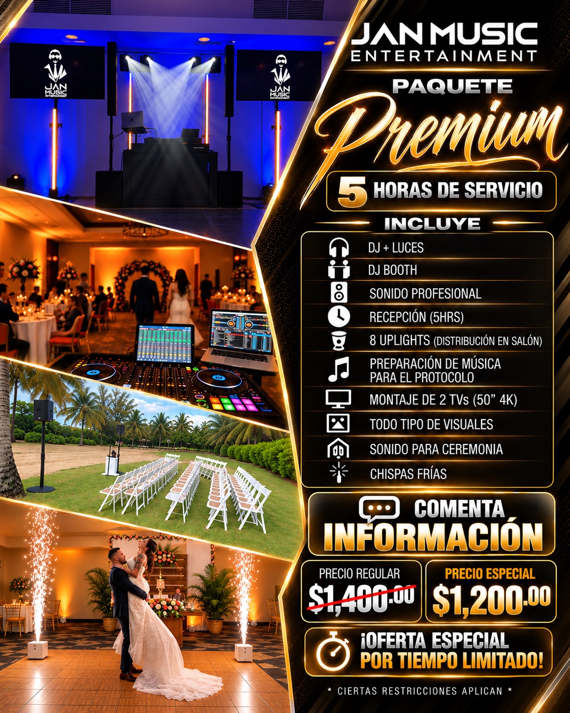 Paquete Premium Jan Music Entertainment